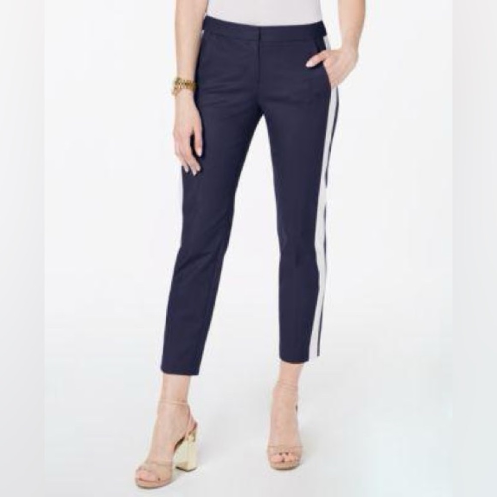 MICHAEL Michael Kors 4 Track Cropped Cigarette Pants